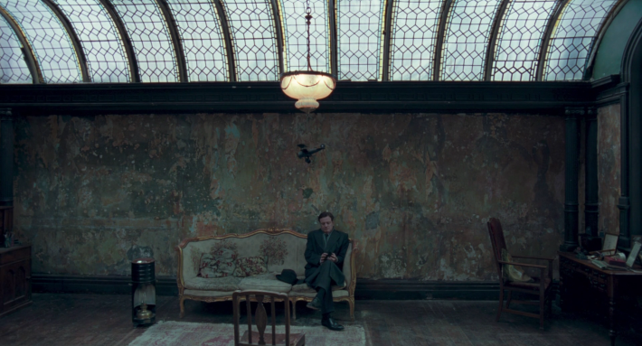 King's Speech: the wall with skylight